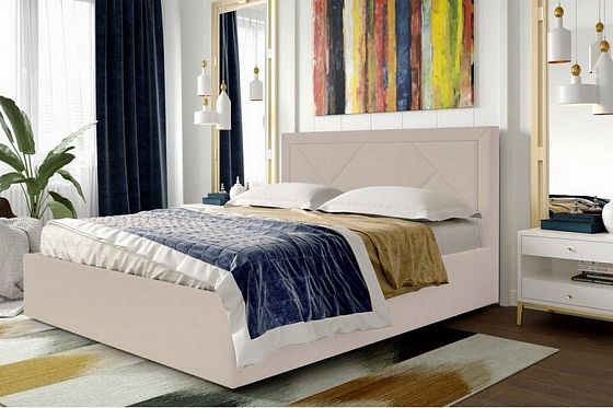 Кровать "Сиеста" 1400 - В интерьере, цвет: Альба Бежевый