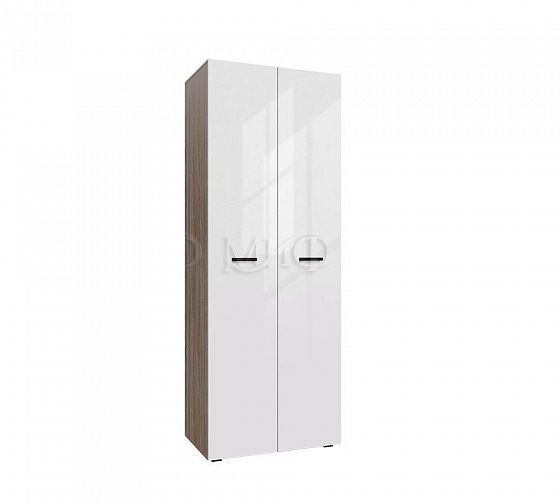 Шкаф 2-х дверный "Нэнси New" ЛДСП - Цвет: Дуб Сонома/Белый Глянец
