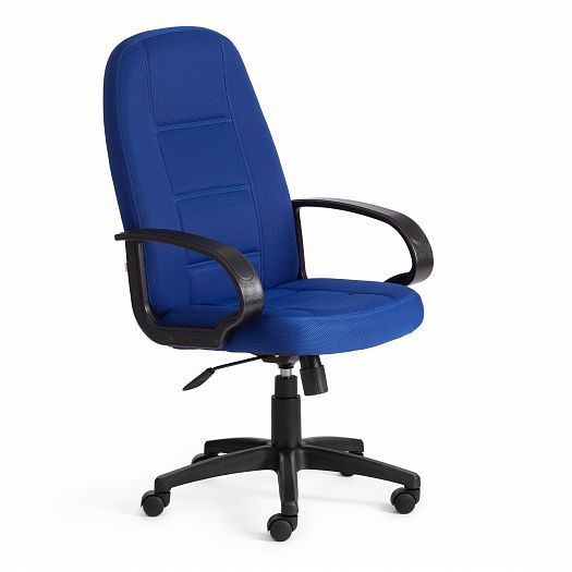 Кресло для офиса "СН747" (ткань) - Синий (TW-10)