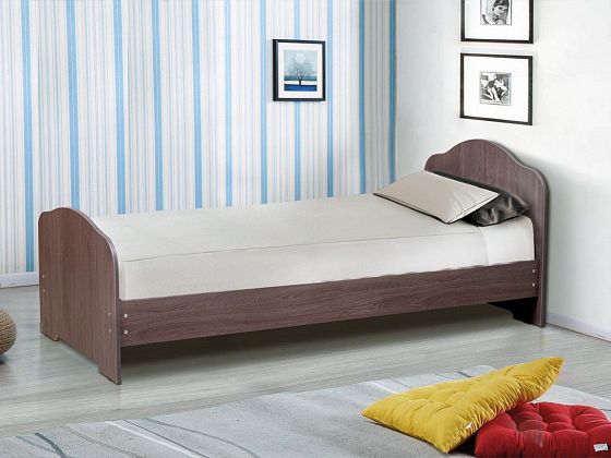 Кровать одинарная на уголках №1 700*1900 мм - Кровать одинарная на уголках №1 700*1900 мм, Цвет: Ясе