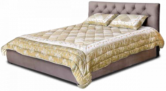Интерьерная кровать "Валенсия" со стразами или пуговицами 1600 мм - Интерьерная кровать "Валенсия" с