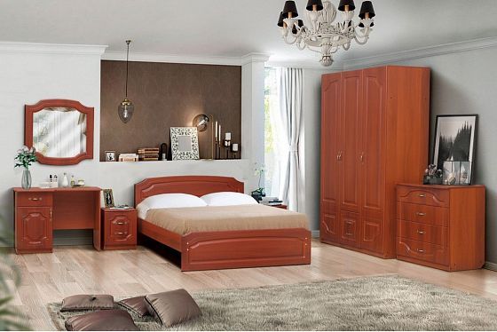 Набор мебели для спальни "Венеция 3" с кроватью 1600*2000 мм глянец - Набор мебели для спальни "Вене