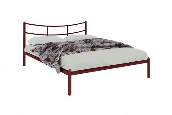 Кровать "София" 1200 мм (ламели) - Цвет: Красный