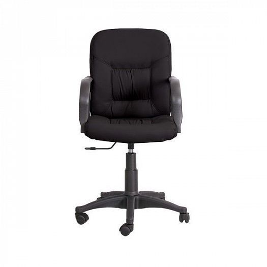 Кресло руководителя "Kengo DF PLN3" кожзам V - Цвет: Черный