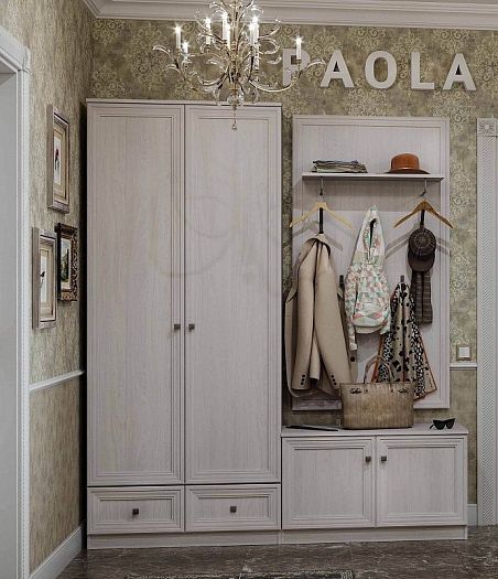 Шкаф для одежды и белья 71 "Paola" Стандарт - В интерьере