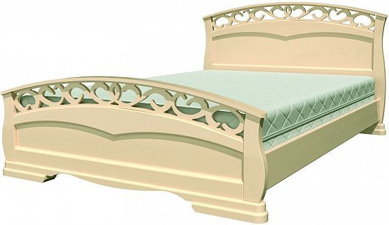 Кровать "Грация-1" 1400 мм (ламели) - Кровать "Грация-1" 1400 мм (ламели), Цвет: Дуб молочный