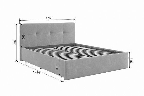 Кровать с подъемным механизмом "Веста" 1600*2000 - Кровать с подъемным механизмом "Веста" размеры