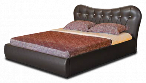 Интерьерная кровать "Феодосия" со стразами 1600 мм - Интерьерная кровать "Феодосия" со стразами 1600