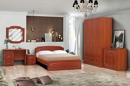 Модульная спальня "Венеция 3" с кроватью 1400*2000 мм