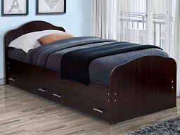 Кровать одинарная с ящиками на уголках №1 900*1900 мм