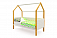 **Детская кровать-домик мягкий "Svogen" (Цвет: Дерево/Белый)