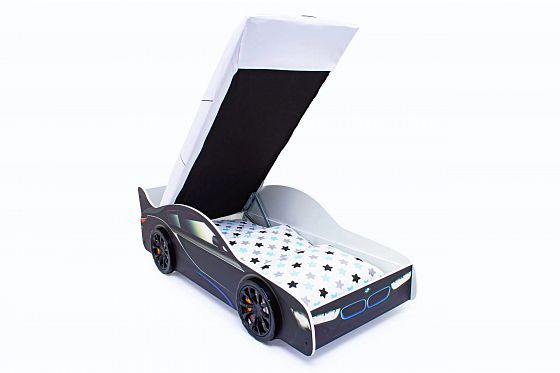 Детская кровать-машина "БМВ" с подъемным механизмом - Детская кровать-машина "БМВ" с подъемным механ