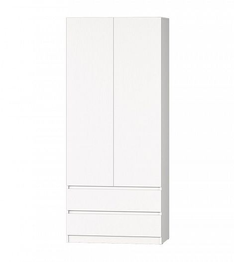Шкаф "Хилтон" 900 мм №3 - Белый текстурный